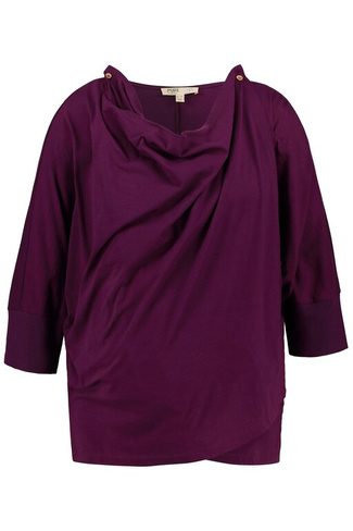 Рубашка Ulla Popken, темно фиолетовый