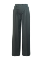 Широкие брюки со складками спереди S.Oliver, темно-серый