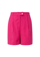 Свободные брюки со складками спереди Comma, розовый