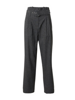 Обычные брюки со складками спереди Edited Mya, темно-серый