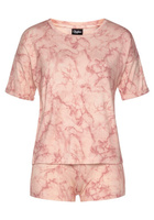 Короткий пижамный комплект Buffalo, розовый