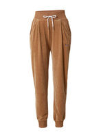 Зауженные брюки со складками спереди Nike, карамельный/темно-коричневый