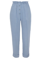 Свободные брюки со складками спереди Lascana, синий