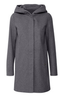 Межсезонное пальто Oxmo Nelina, пестрый серый