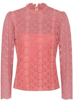 Традиционная блузка Spieth & Wensky Ravioli, темно-розовый