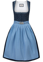 Широкая юбка в сборку Stockerpoint Dunja, синий/темно-синий