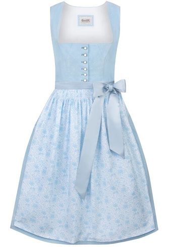 Широкая юбка в сборку Stockerpoint Chloe, светло-синий