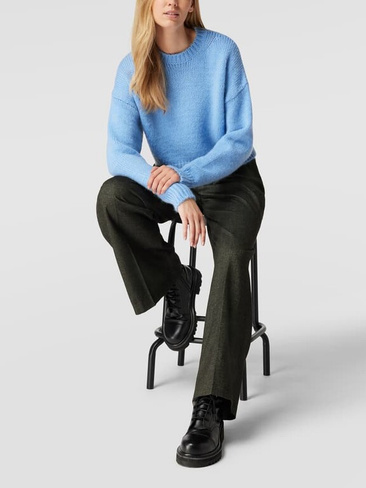 Вязаный свитер с круглым вырезом - Ann-Kathrin Götze X P&C Ann-Kathrin Goetze X P&C*, светло-синий