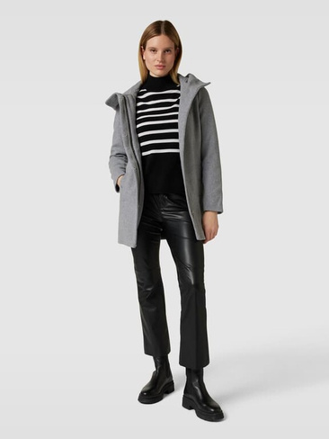 Пальто с капюшоном модель "CLASSLIVA" Vero Moda, светло-серый