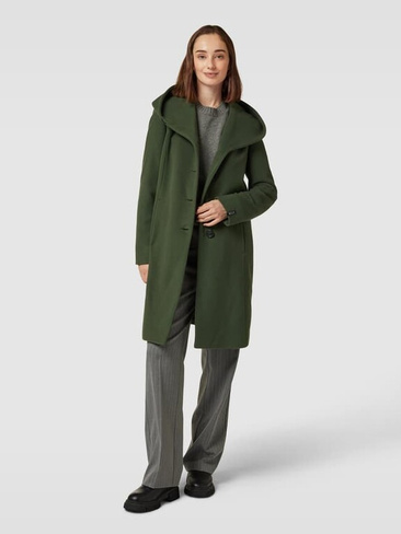Пальто с капюшоном модель "БЕЛЛА" Milo Coats, темно-зеленый