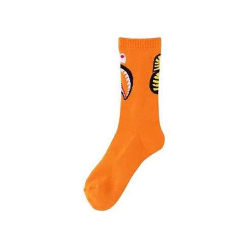 Носки BAPE Shark, Оранжевые