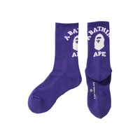 Носки для колледжа BAPE Фиолетовые