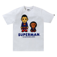 Футболка BAPE x DC Baby Milo Superman, цвет Белый