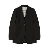 Куртка Jil Sander Compact из шерсти Grain De Poudre, цвет Черный