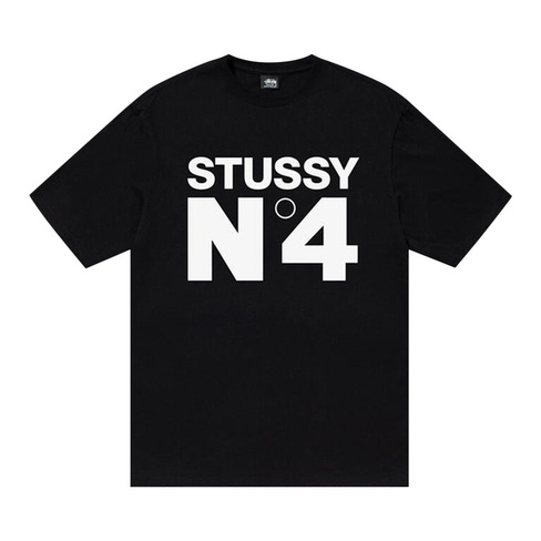 Футболка Stussy No.4 Черная