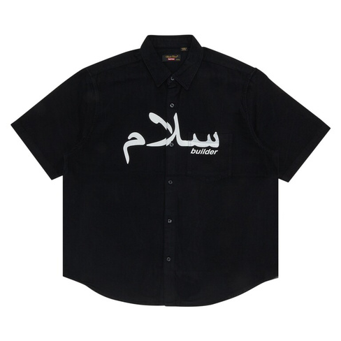 Фланелевая рубашка с короткими рукавами Supreme x UNDERCOVER, цвет Черный