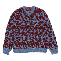 Наборный свитер Supreme Синий