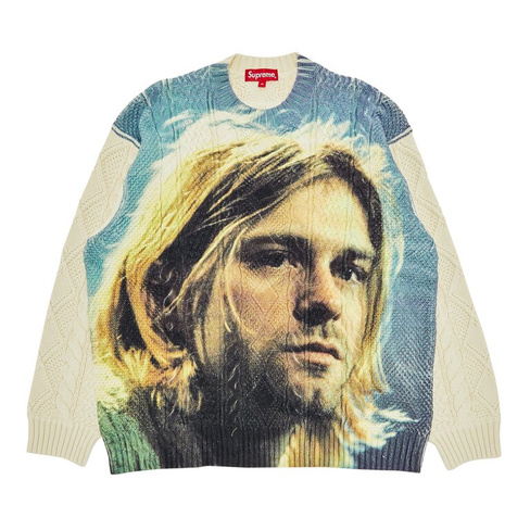 Свитер Supreme Kurt Cobain Белый