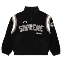 Флисовый пуловер Supreme Arc с полумолнией, цвет Черный