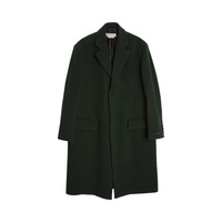 Длинное пальто Marni из мягкого шерстяного фетра на 3 пуговицах, Сферический зеленый