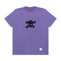 Топ с короткими рукавами Supreme Skull, бледно-фиолетовый