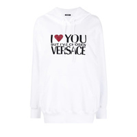 Versace Толстовка I Love You, цвет Оптический белый