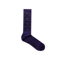 Носки Off-White Arrow Bookish средние, Фиолетовый/Черный