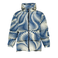 Утепленная куртка с капюшоном Dries Van Noten, цвет Синий