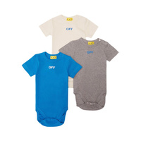 Off-White Kids Off Stamp футболки с короткими рукавами (3 шт.), Многоцветный