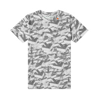 Узкая футболка Off-White Arrows Pattern с короткими рукавами, цвет Белый/Серый