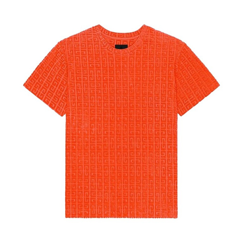 Футболка классического кроя Givenchy Ярко-оранжевый