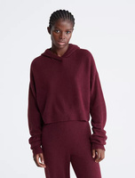 Толстовка Calvin Klein Sweater Lounge Plush, бордовый