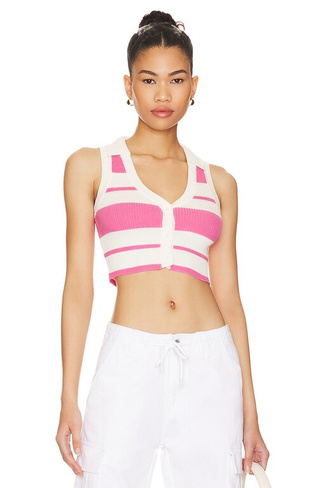 Топ MORE TO COME Candy Crop, цвет Pink Stripe