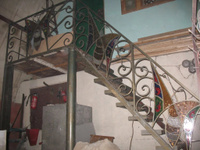 Лестница на металлокаркасе на двух косоурах Оникс 9-6
