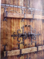 Ворота распашные с элементами ковки Оникс 10-27