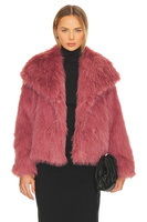 Пальто ASTR the Label Lynx Faux Fur, цвет Mauve