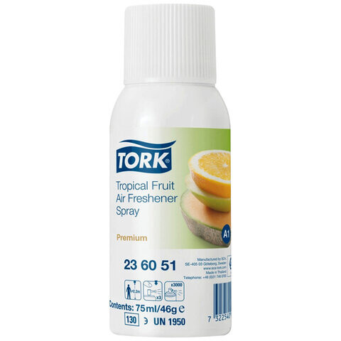Сменный баллон 75мл TORK (Система А1) Premium, тропический аромат, 236151