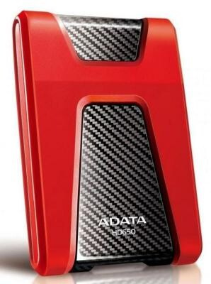 Внешний жесткий диск 2.5 2 Tb USB 3.1 A-Data AHD650 -2TU31-CRD красный ADATA