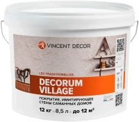 Декоративная штукатурка имитирующая стены саманных домов Vincent Decor Decorum Village 12 кг