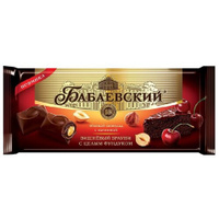 Шоколад Бабаевский брауни, темныйвишневый, шоколадный брауни, 165 г, 9 шт. в уп., 9 уп.