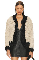 Куртка Le Superbe Power Trip Faux Fur, цвет Cream & Black