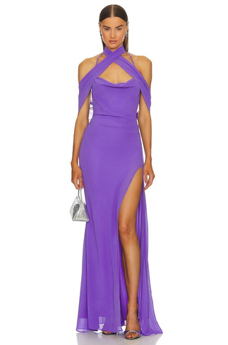 Платье Michael Costello x REVOLVE Hanwi Gown, фиолетовый