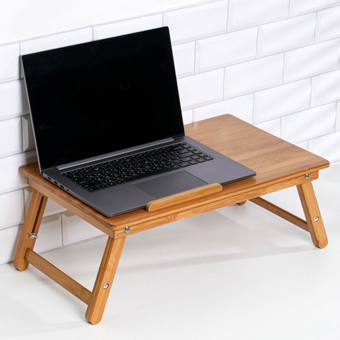 Столик для ноутбука складной, 30х50 см, дерево Дарим Красиво