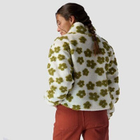 Флисовый пуловер со средним ворсом с принтом и молнией 1/4 — женский Stoic, цвет Daisy Print