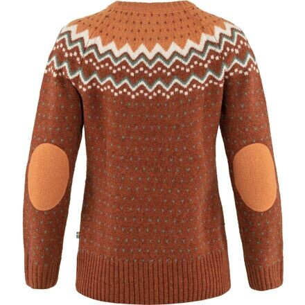 Вязаный свитер Ovik — женский Fjallraven, цвет Autumn Leaf/Desert Brown