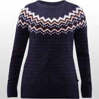 Вязаный свитер Ovik — женский Fjallraven, темно-синий