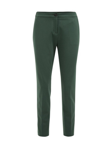 Обычные брюки We Fashion, темно-зеленый