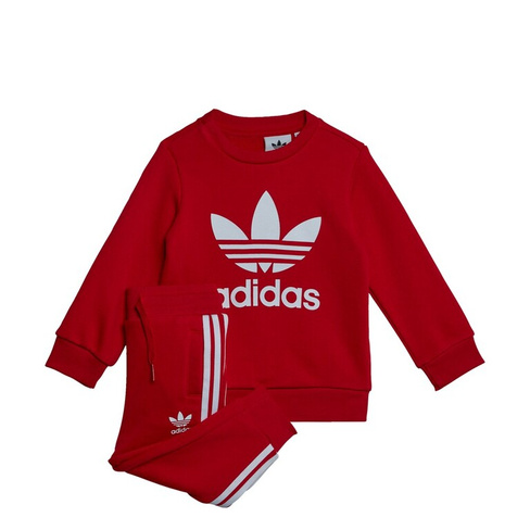 Обычный спортивный костюм Adidas, красный