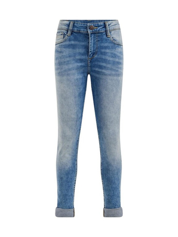 Узкие джинсы We Fashion, светло-синий