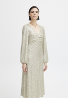 Элегантное платье FAUCI ICHI, матовый миндаль